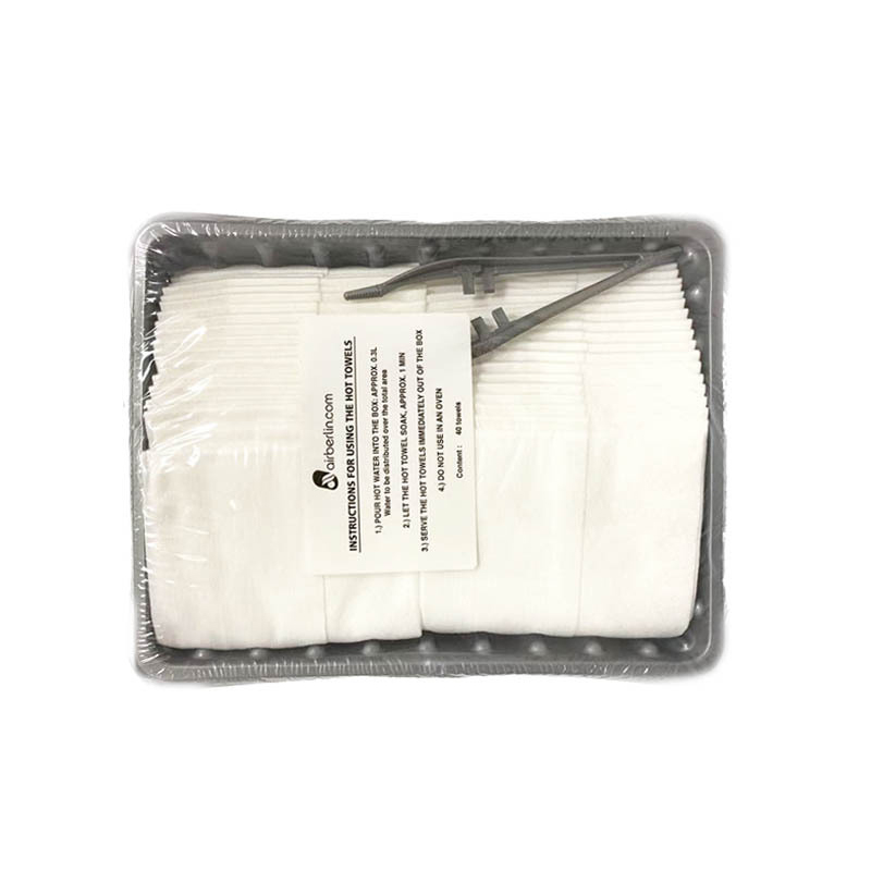 Cotton Tiubh Pure Spunlace Neamh-fite Aerlíne Tráidire Triomú Speisialta Tuáillí Triomú